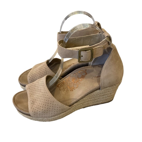 Aetrex platform sandals size 9.5 - Picture 1 of 9